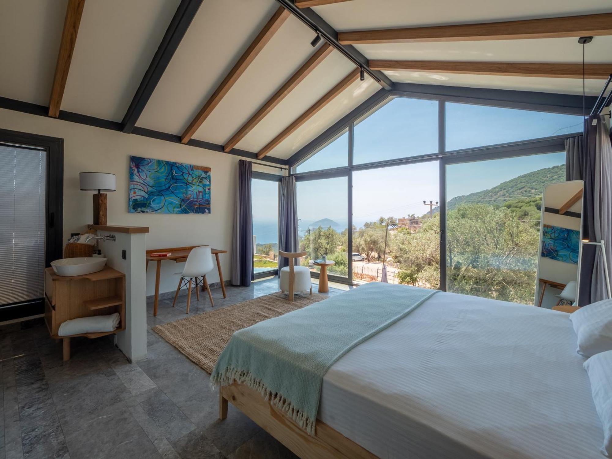 14 Premium Villas With Openair Restaurant&Tennis Court In Nature - Notos Club 카스 외부 사진